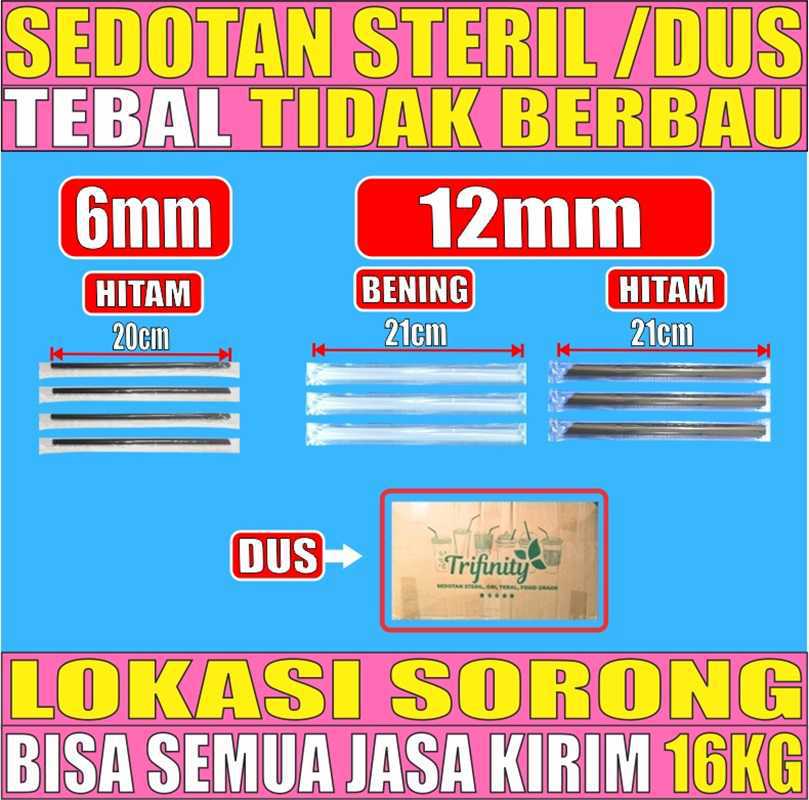 VARIAN Sedotan Kopi n Poci n Bubble Steril