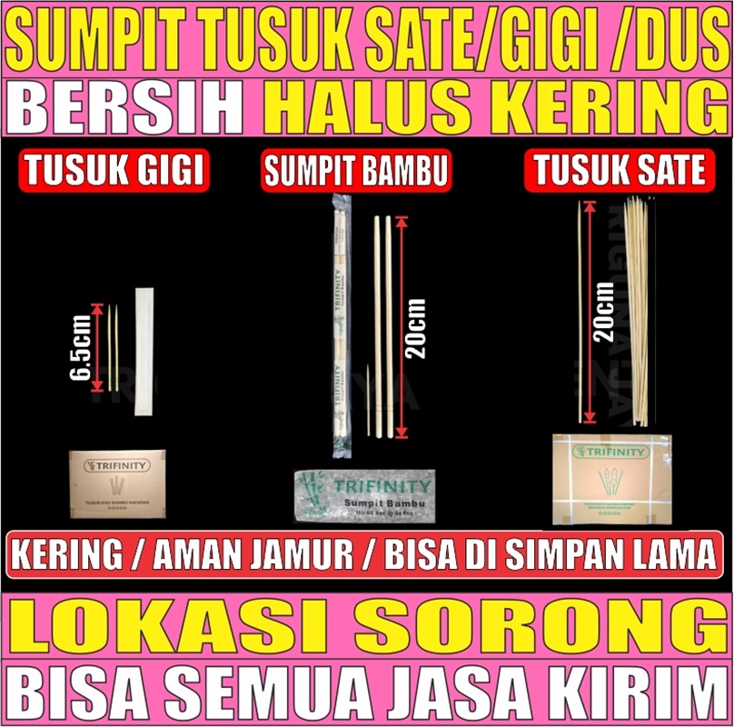 VARIAN Sumpit n Tusuk Gigi n Tusuk Sate