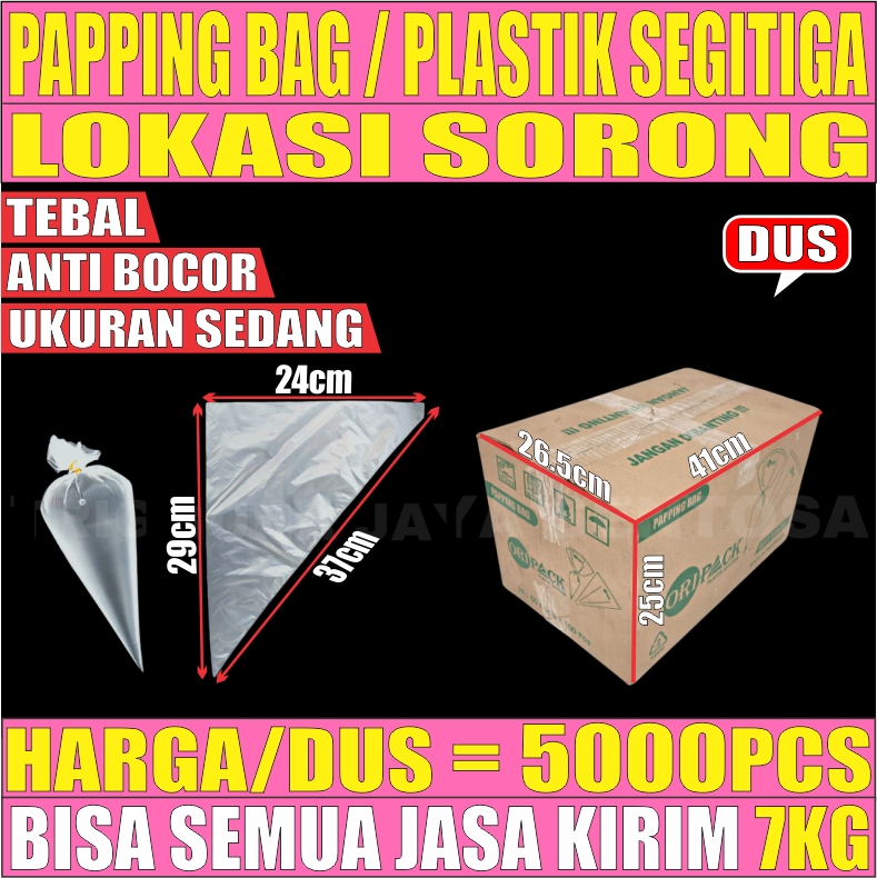 VARIAN Tisu n Sarung Tangan n Plastik Segitiga