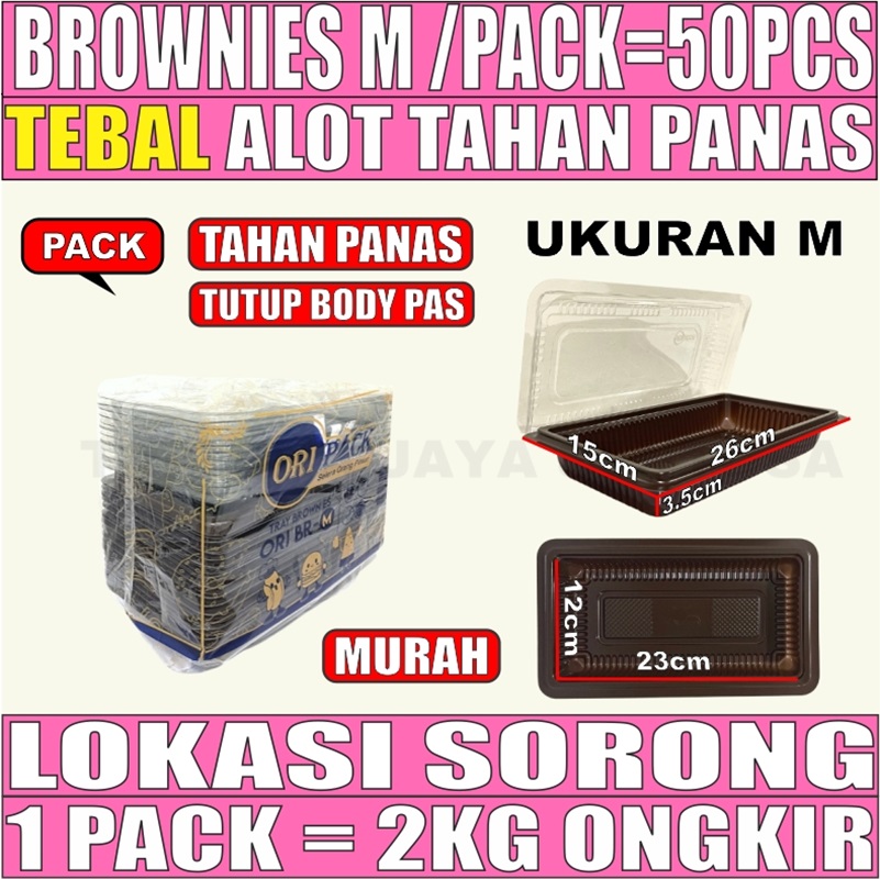Mika Brownies Sedang Uk M Pack 50pcs