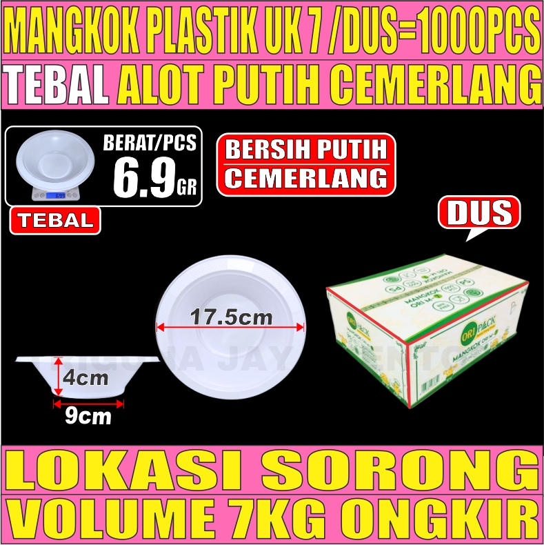 Mangkok M7 Dus 1000pcs Uk Besar L L2TMR49T1H3