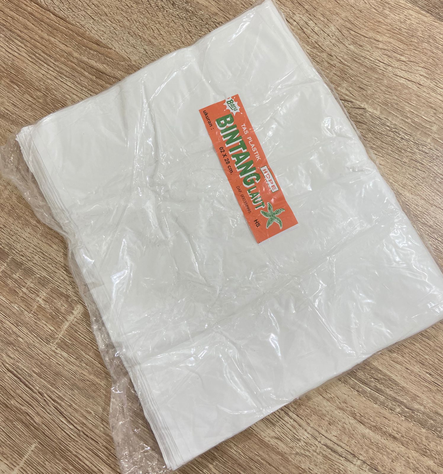 Kantong Kresek Tebal Bintang Laut Uk 28 Pack