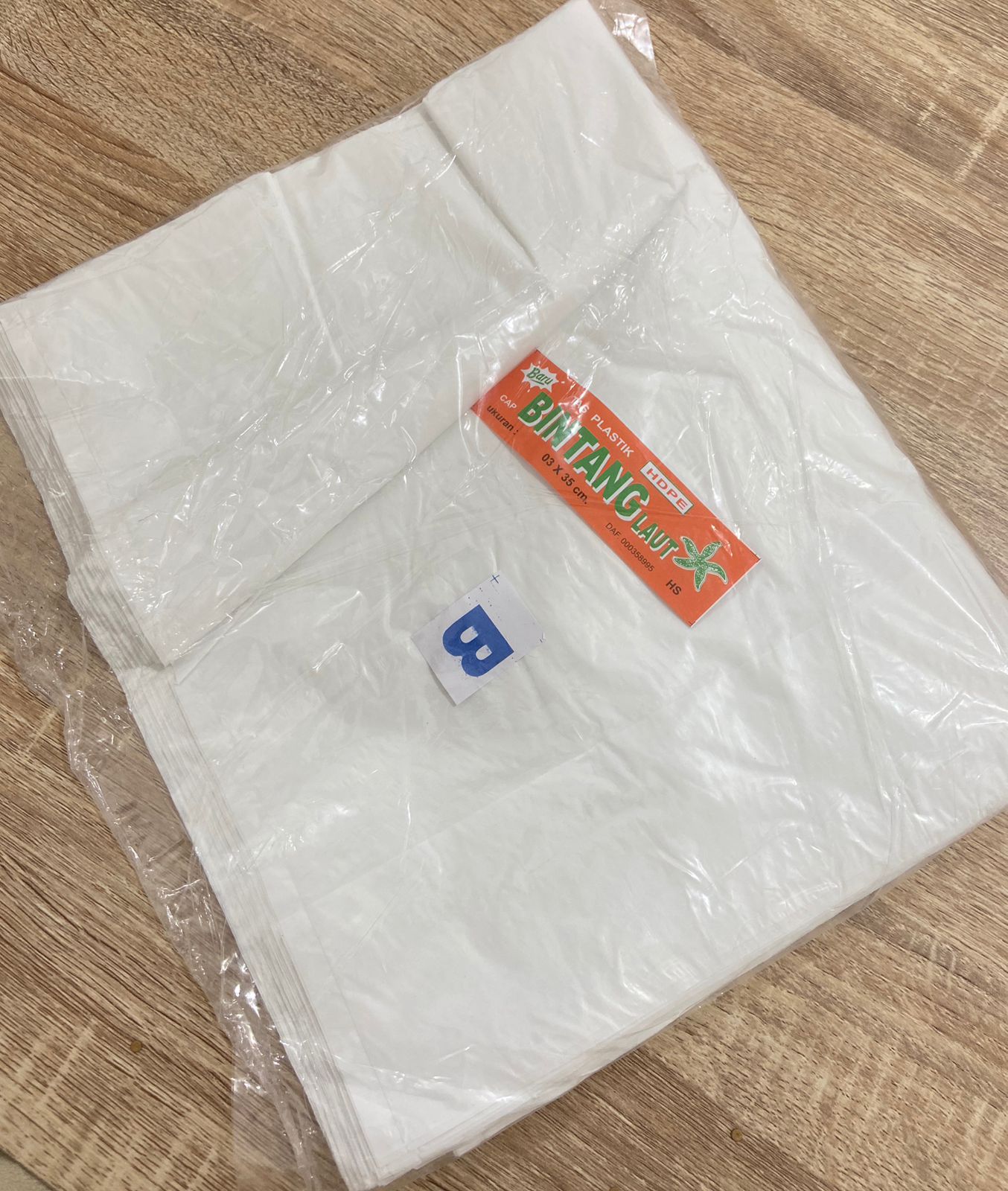 Kantong Kresek Tebal Bintang Laut Uk 35 Pack