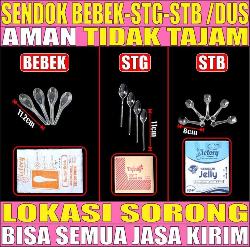 VARIAN Sendok Bebek Teh Stg Jelly Stb Garpu mini