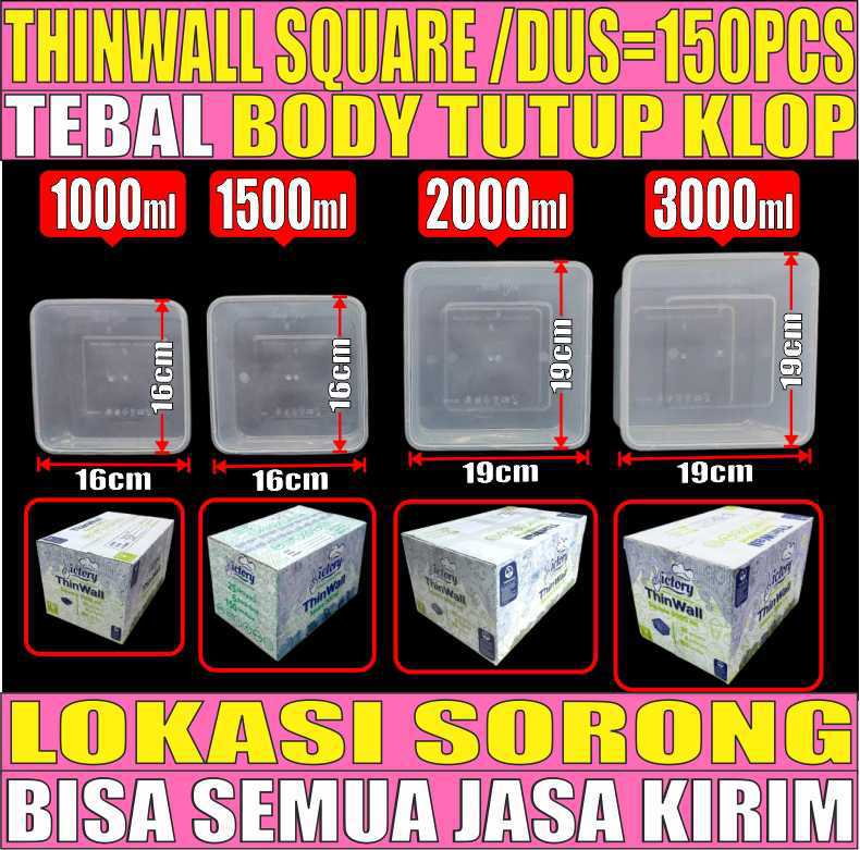 VARIAN Thinwall SQ Square Besar