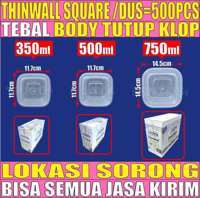 VARIAN Thinwall SQ Square Kecil