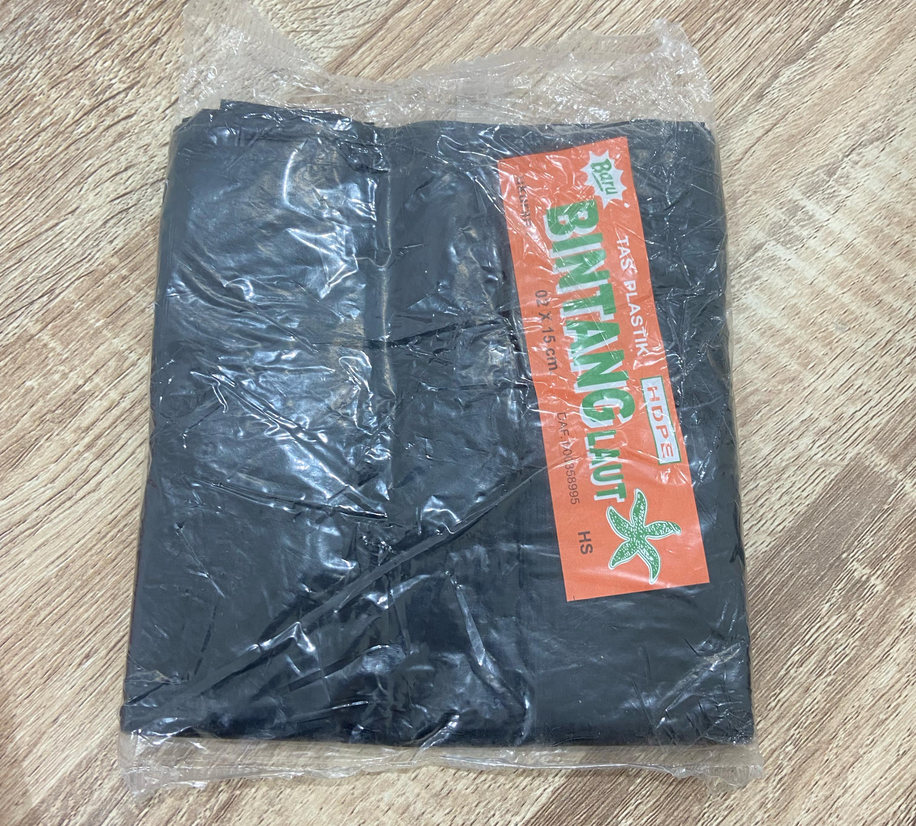 Kresek HD Bintang laut uK 15 hitam Pack