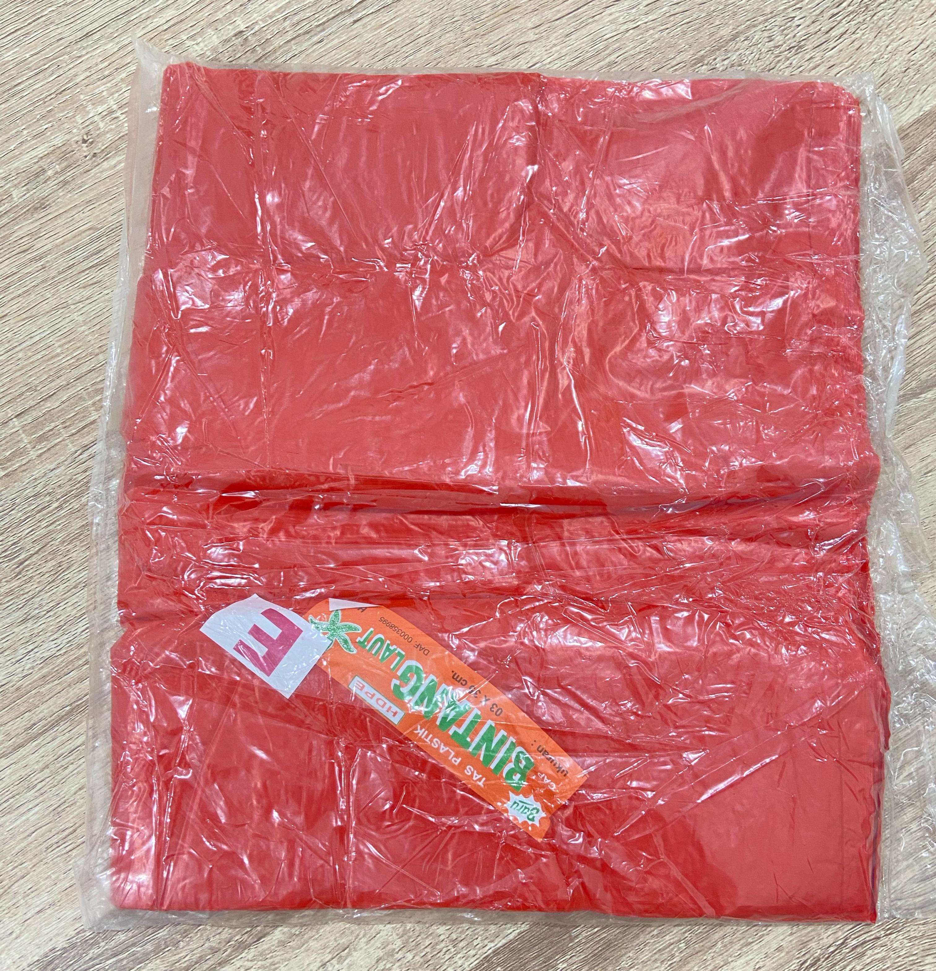Kresek HD Bintang laut uk 35 merah Pack