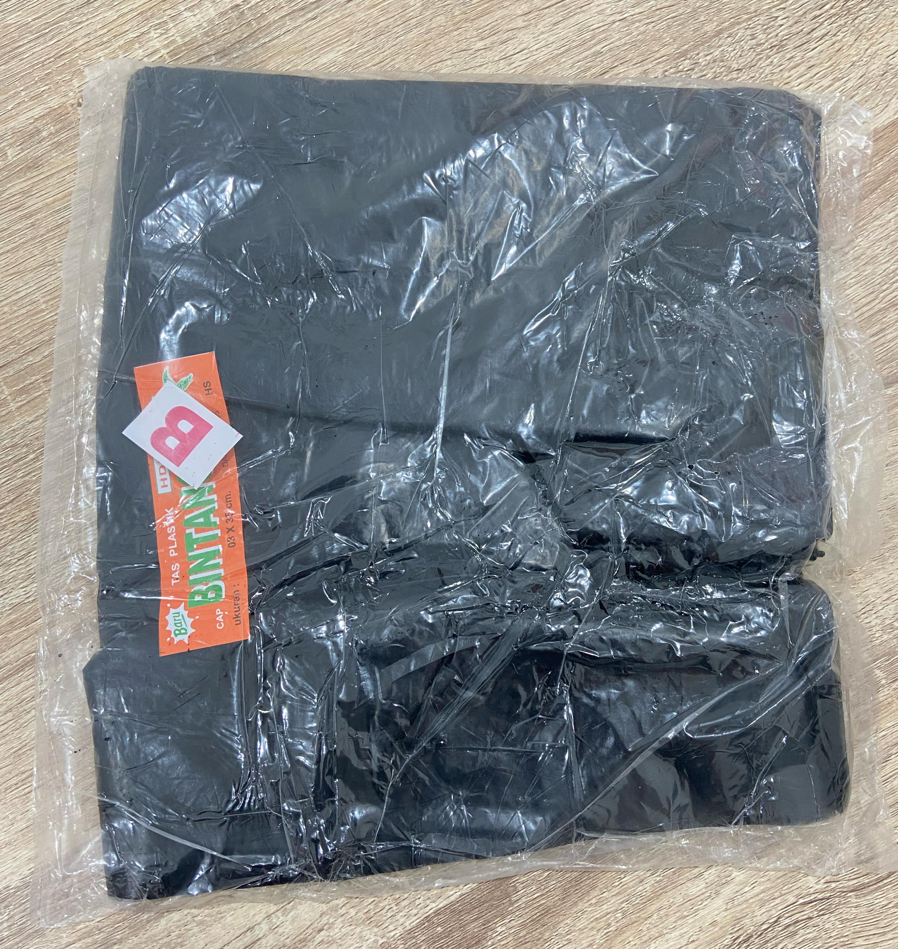 Kresek HD Bintang laut uk 35 Hitam Pack