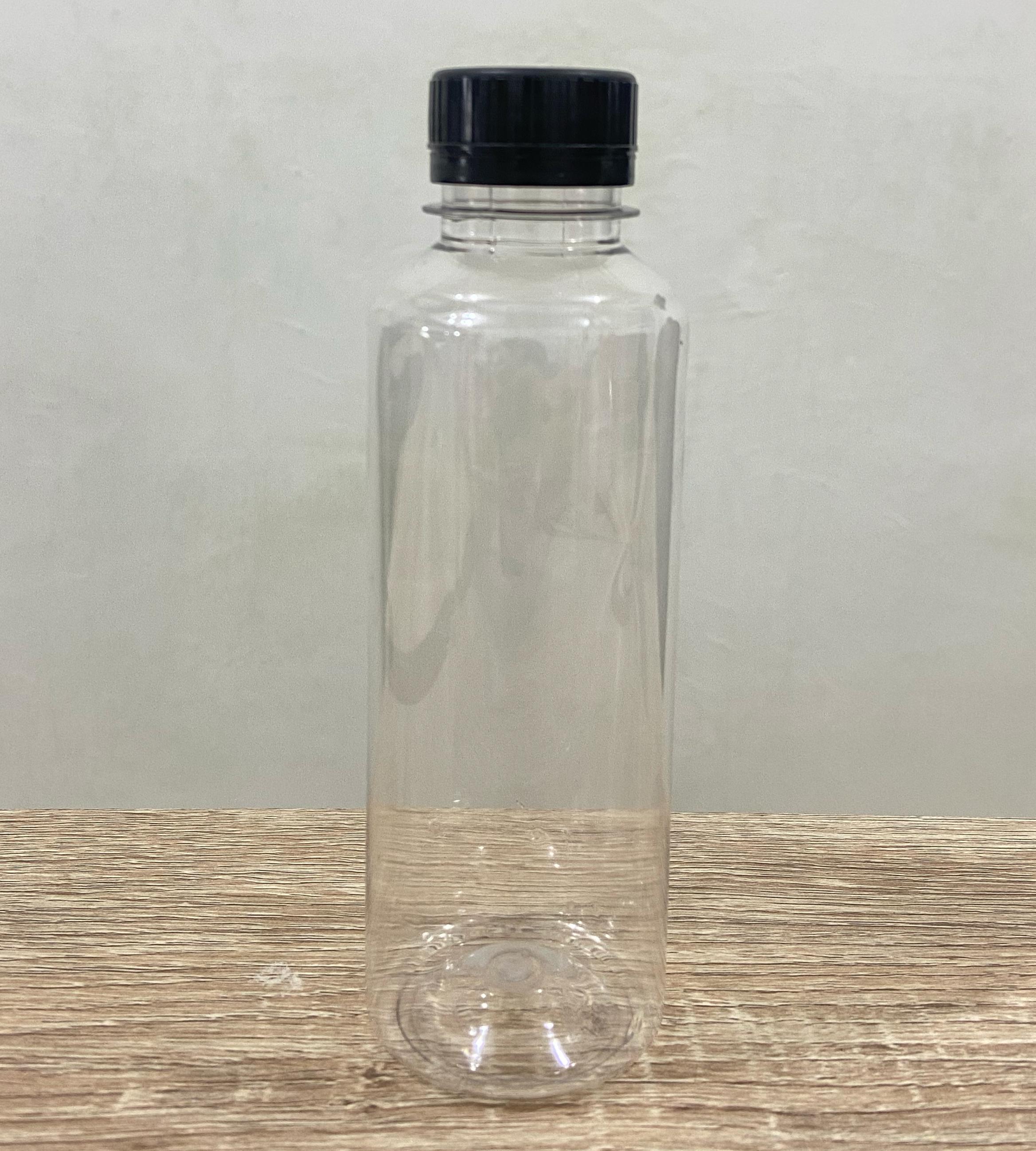 Botol Almond 250ml tutup hitam pcs