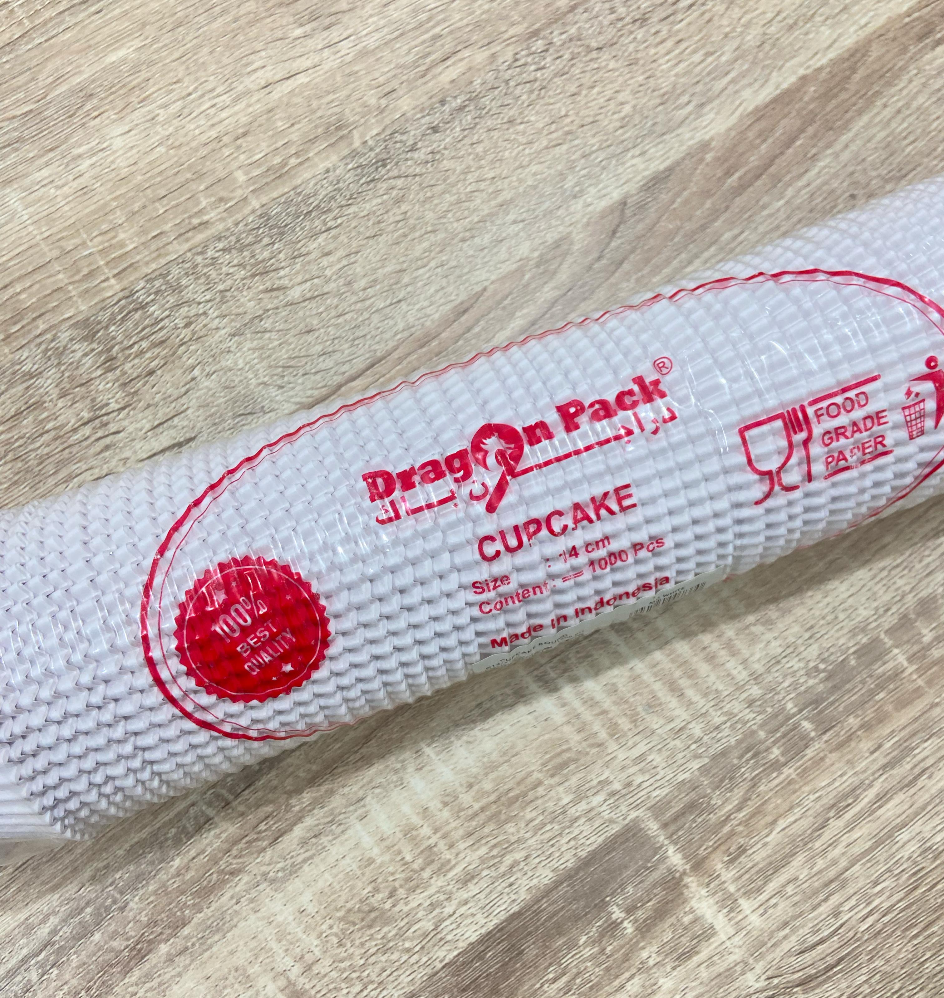 Paper Cup Cake Case 14cm polos Pack  isi 1000pcs