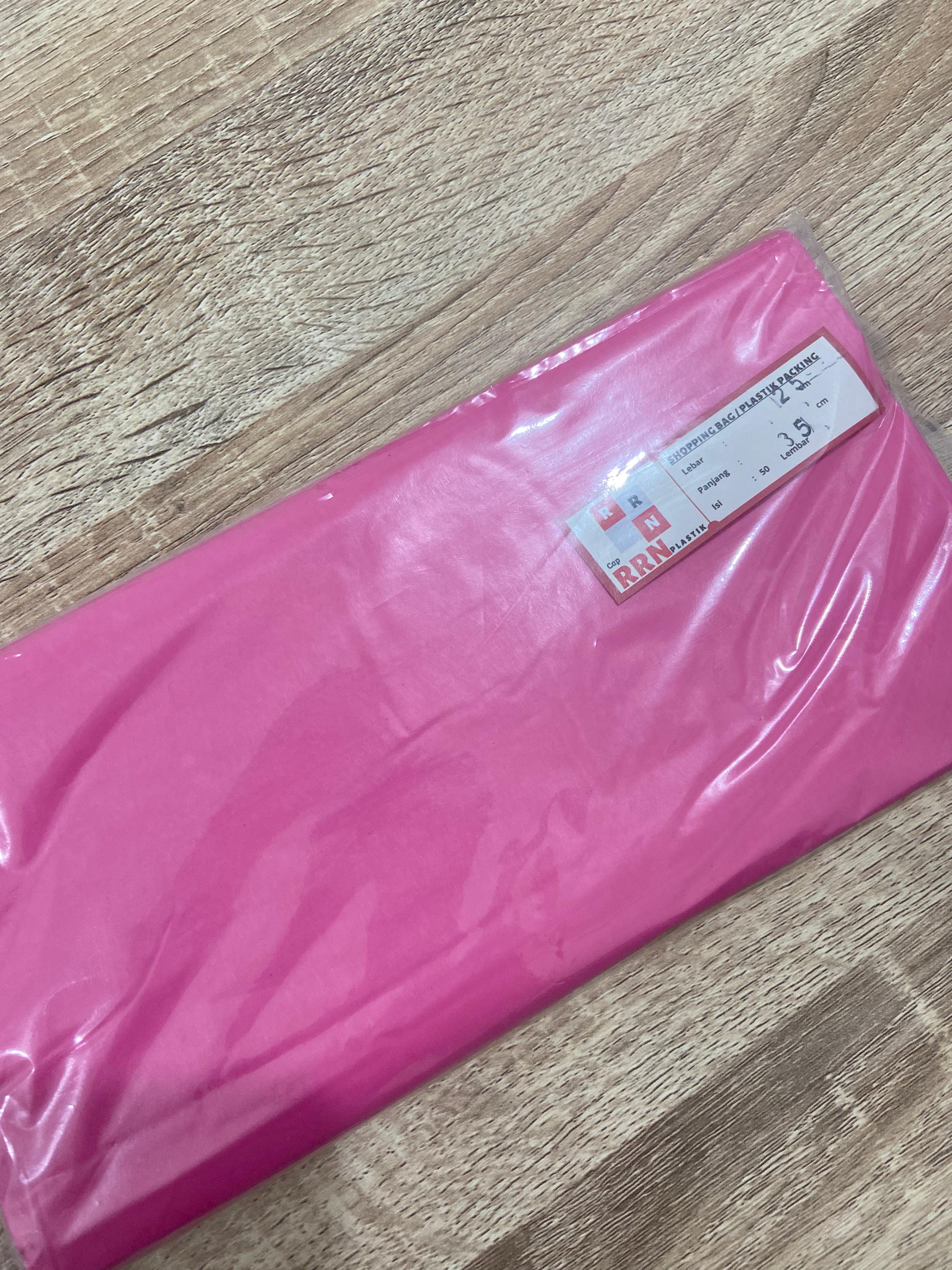 Plastik Packing Pink Plong 35 x 25 PACK