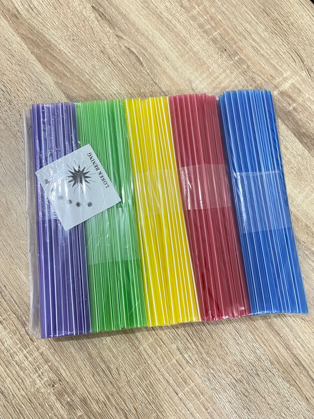 Sedotan warna warni Pack