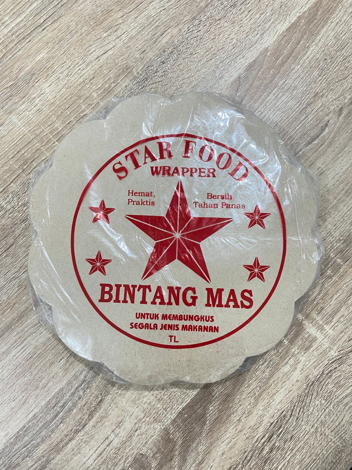 Kertas Nasi Jempol Bintang Mas Pack