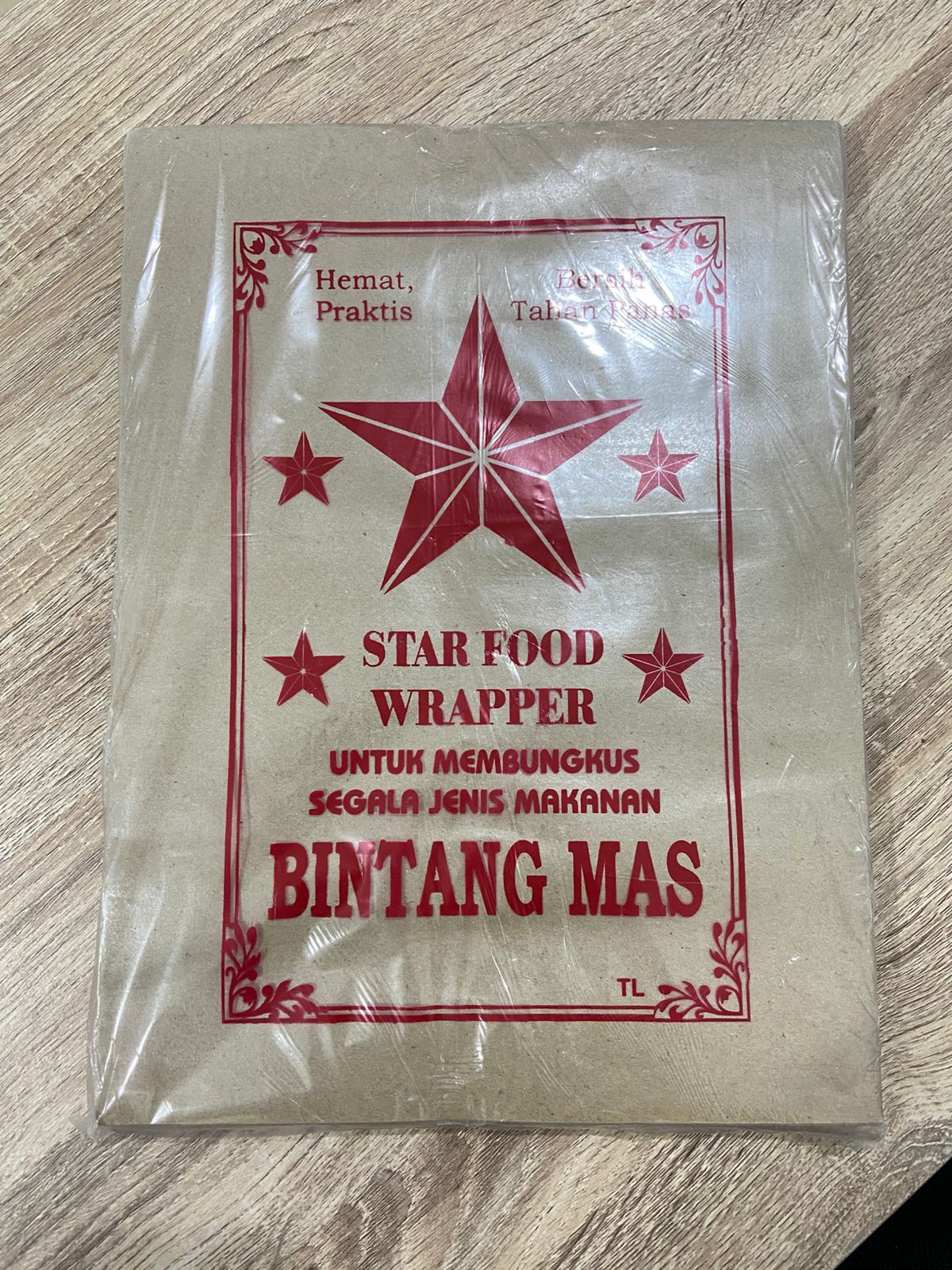 Kertas nasi Bintang Mas Pack 200pcs