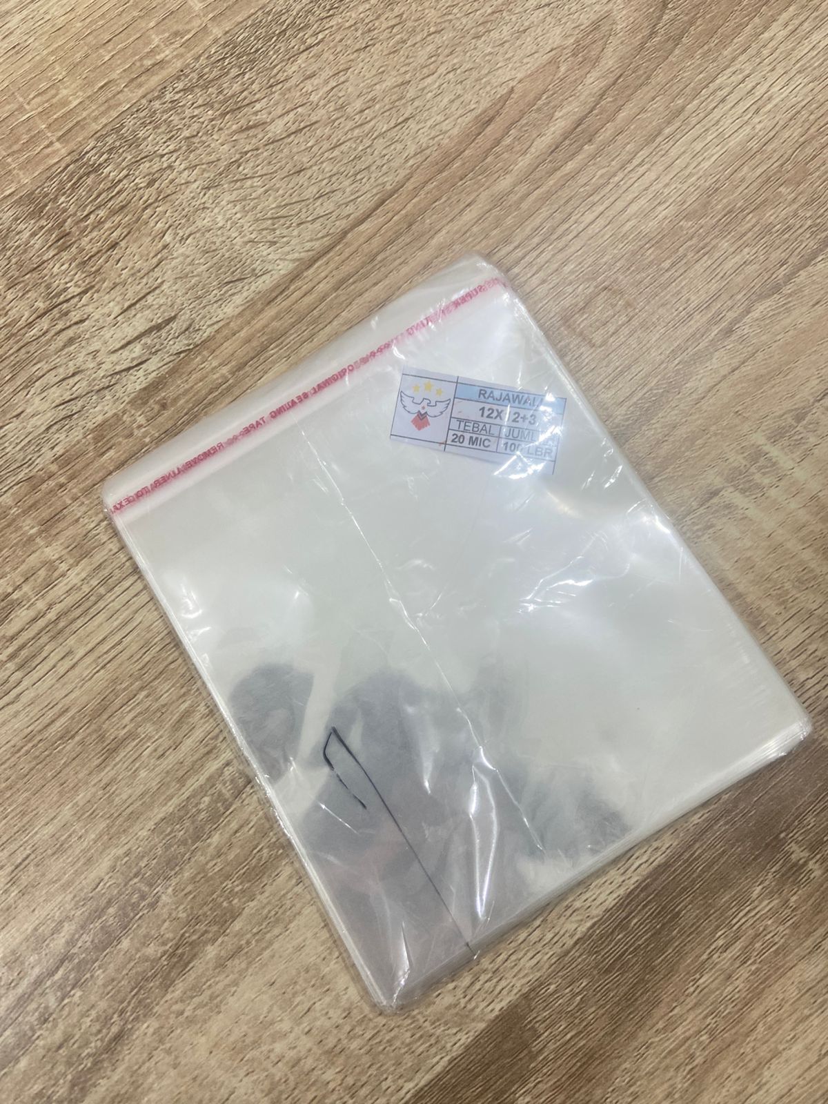 Plastik OPP 12x12 Pack isi 100pcs