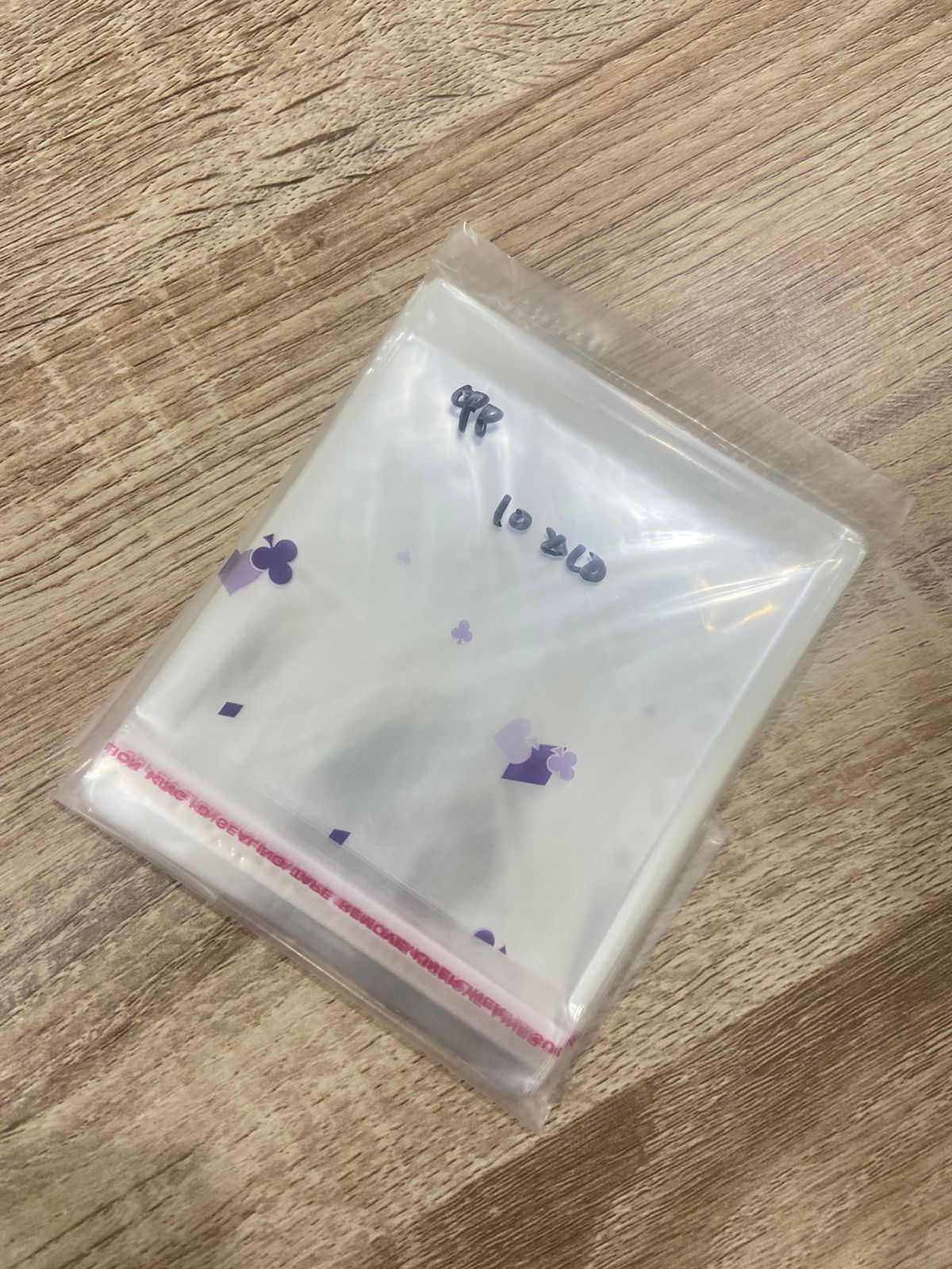 Plastik OPP 10x10 Pack isi 100pcs