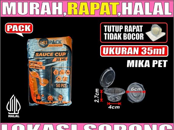 Mika Saus Cup 35ml Ori PACK